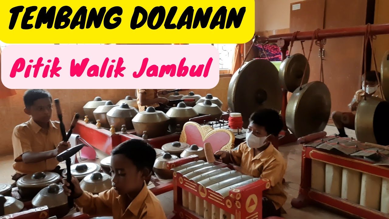 Tembang Dolanan Pitik Walik Jambul
