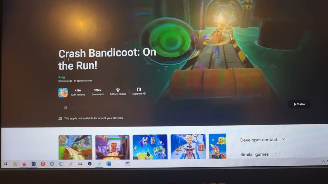 Crash Bandicoot On the Run has been taken off the Appstore!