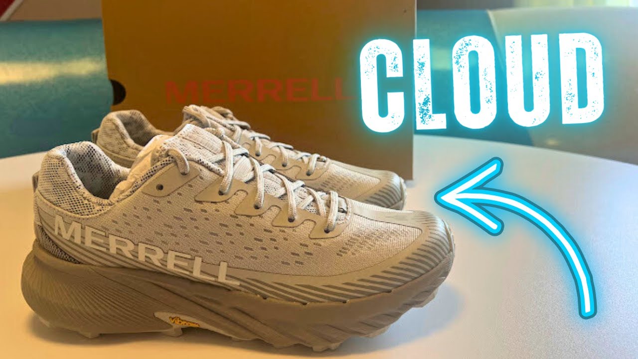 Merrell Women's Agility Peak 5 Sneakers Cloud (light grey) Best Shoes I've EVER Owned!