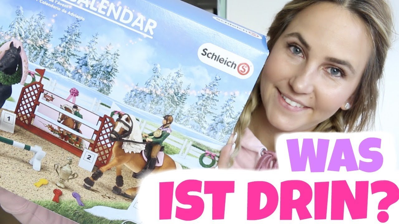 SCHLEICH ADVENTSKALENDER UNBOXING 2017 PFERDE ADVENTSKALENDER VERLOSUNG