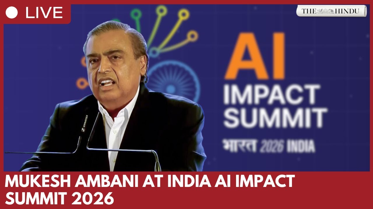 Mukesh Ambani at India AI Impact Summit in New Delhi emphasises inclusive AI growth