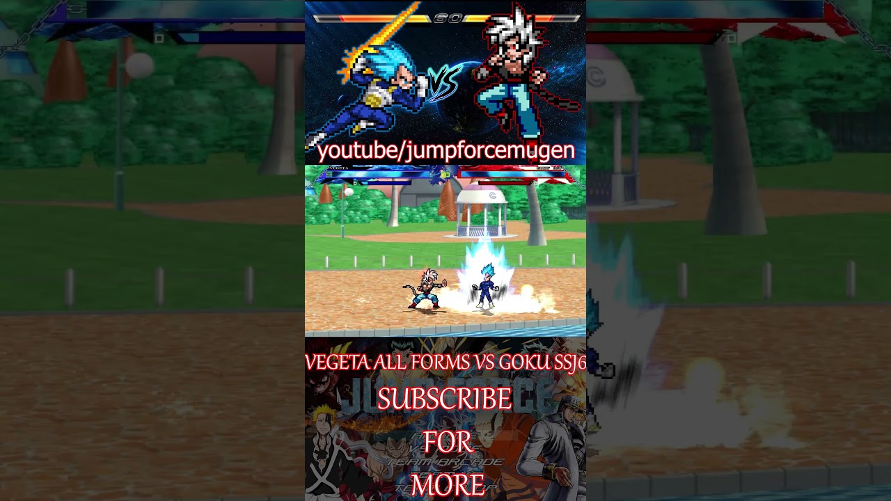 VEGETA ALL FORMS VS GOKU SSJ6 