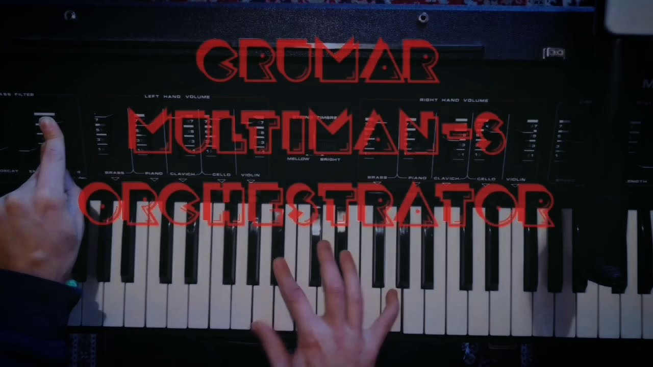 Crumar Multiman S (The Orchestrator) 1977 Vintage Analog Synth/String Machine HD