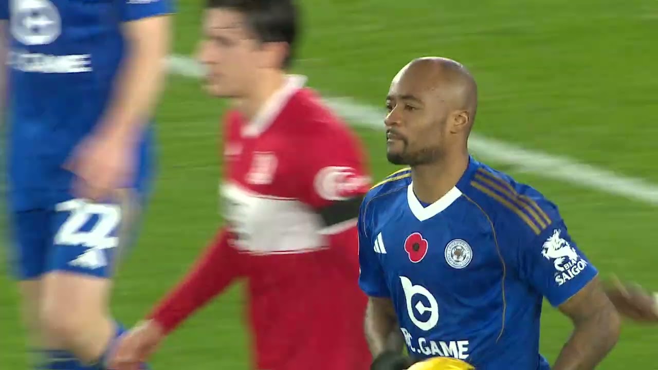 Leicester City v Middlesbrough Highlights