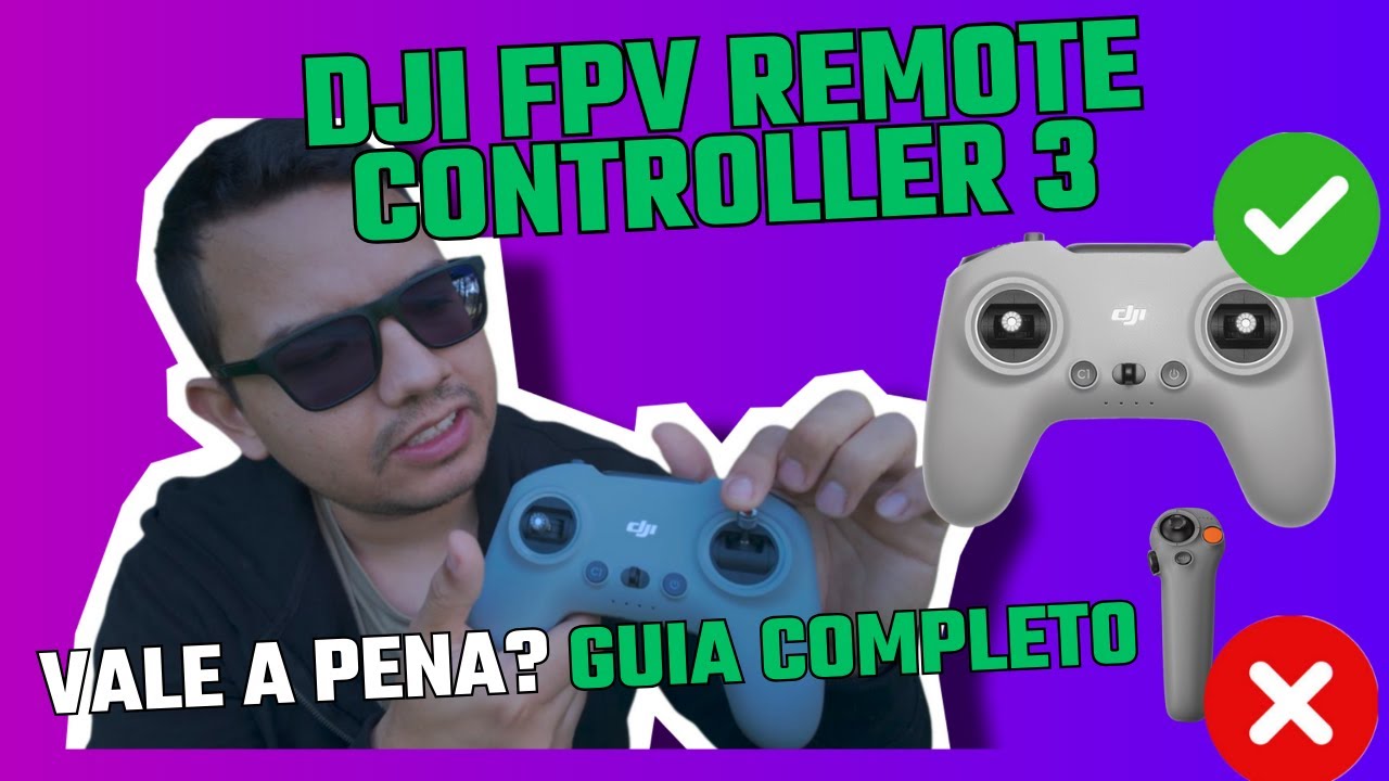 DJI FPV Remote Controller 3: Comandos Básicos e Configurações Essenciais (Guia Completo)