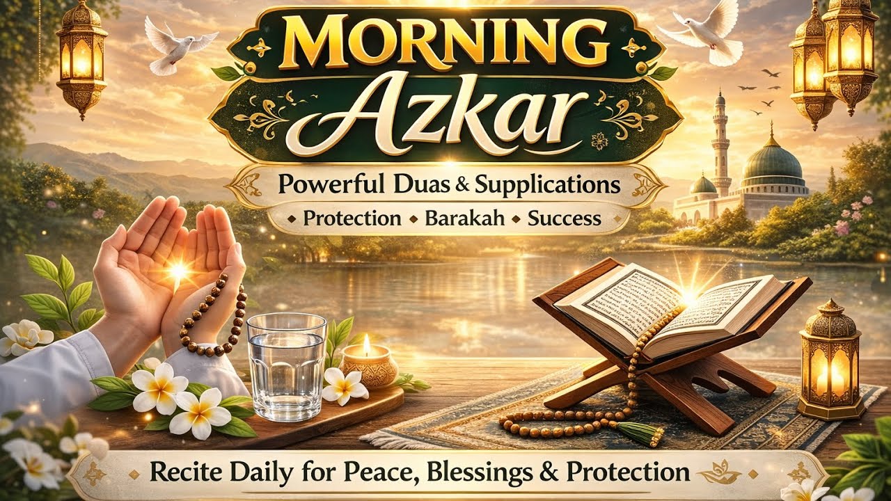 روزانہ صبح کے اذکار | روح کو سکون دینے والی تلاوت | Peaceful Morning Azkar