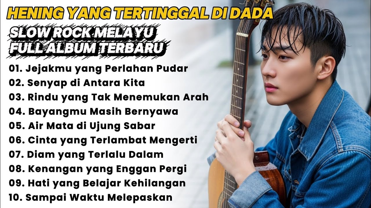 Hening yang Tertinggal di Dada – Slow Rock Melayu Full Album Terbaru 2026 | Lagu Sedih Penuh Rasa