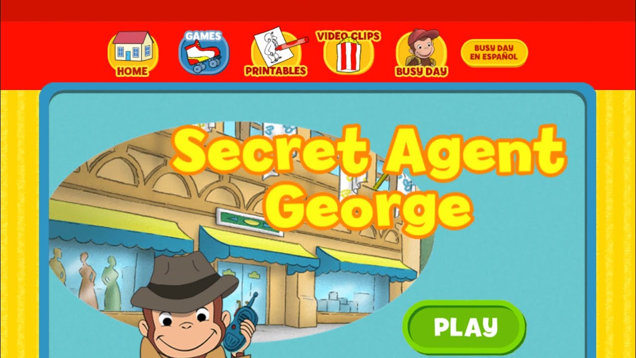 Curious George Secret Agent - PBS Kids Game Review