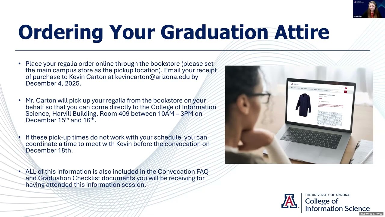 Graduation Ceremonies Information Session