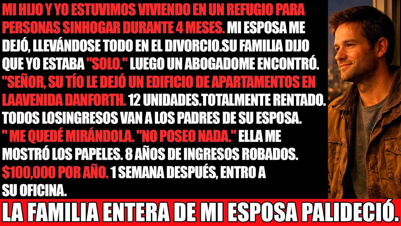 Un abogado me encontró. 