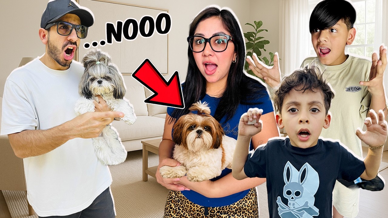 TENEMOS NUEVA MASCOTA Y PAPA SE ENOJA🐶🐾​​| BROMA A PAPÁ | Family Juega