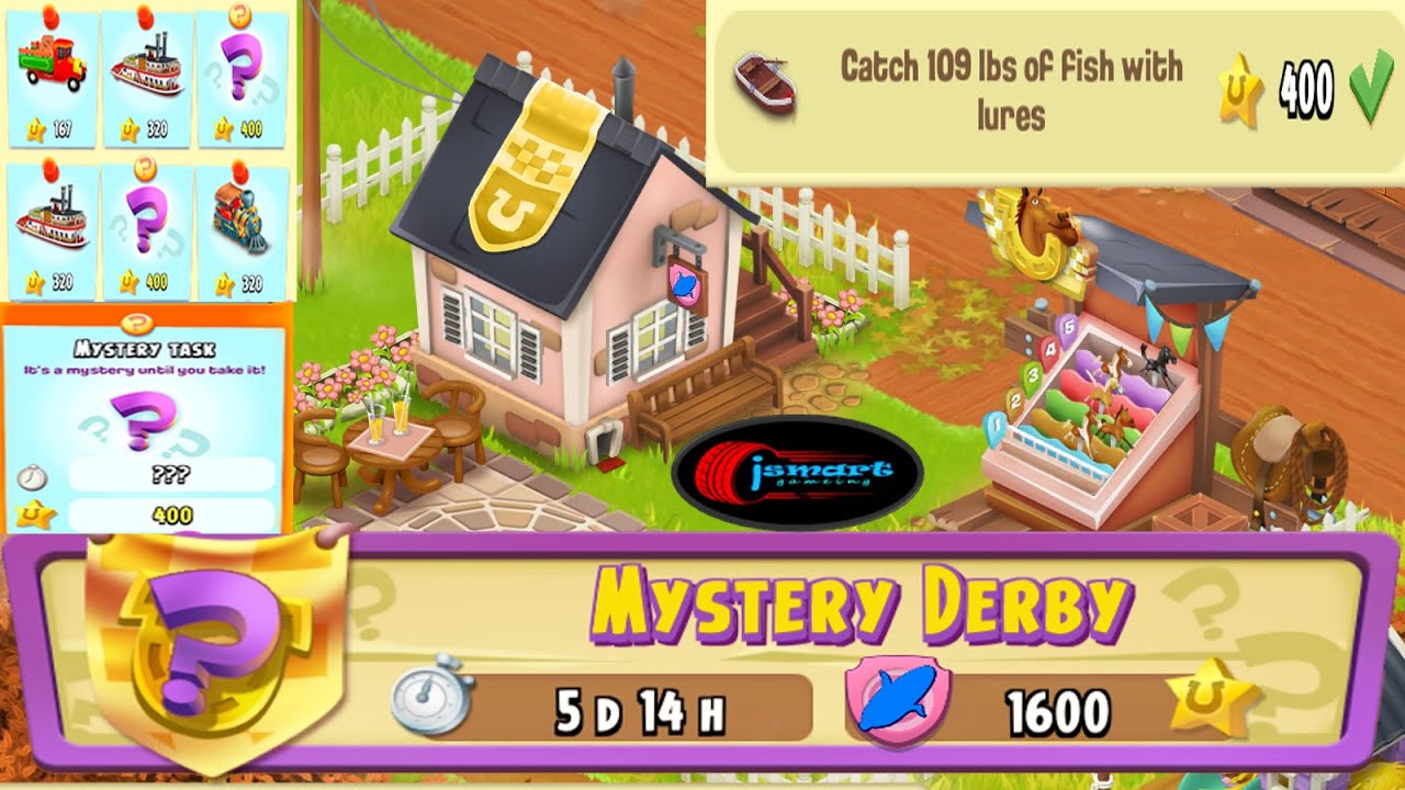 MYSTERY DERBY TASK PLAY IN HAYDAY | HAYDAY | ISMARTGAMEING| FIRST TASK |