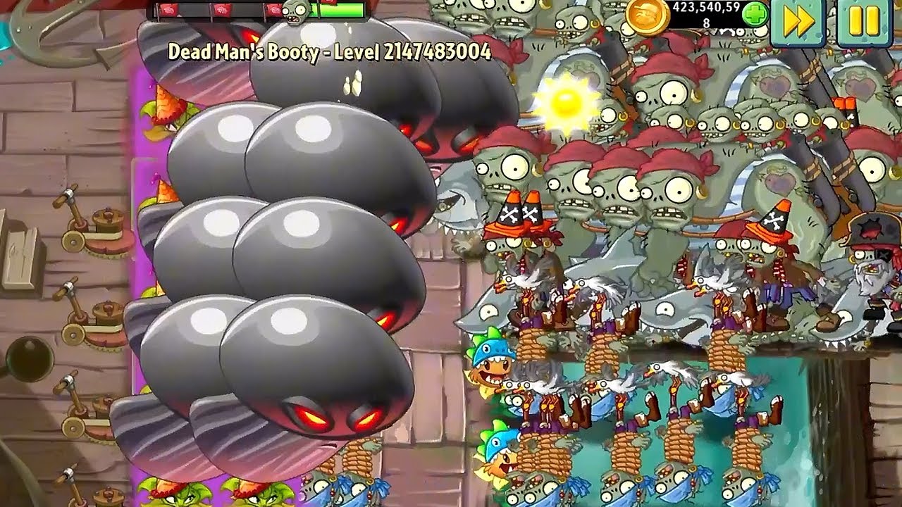 Dead Man's Booty Level 2147483004 - Plants Premium | Plants Vs Zombies 2