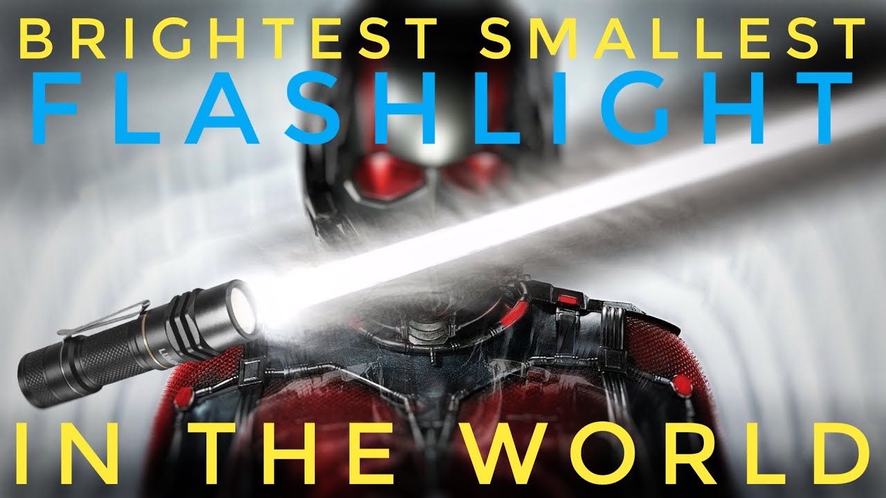 Brightest Smallest Flashlight in the World | Lumintop Antman | Laser Flashlight LEP Review