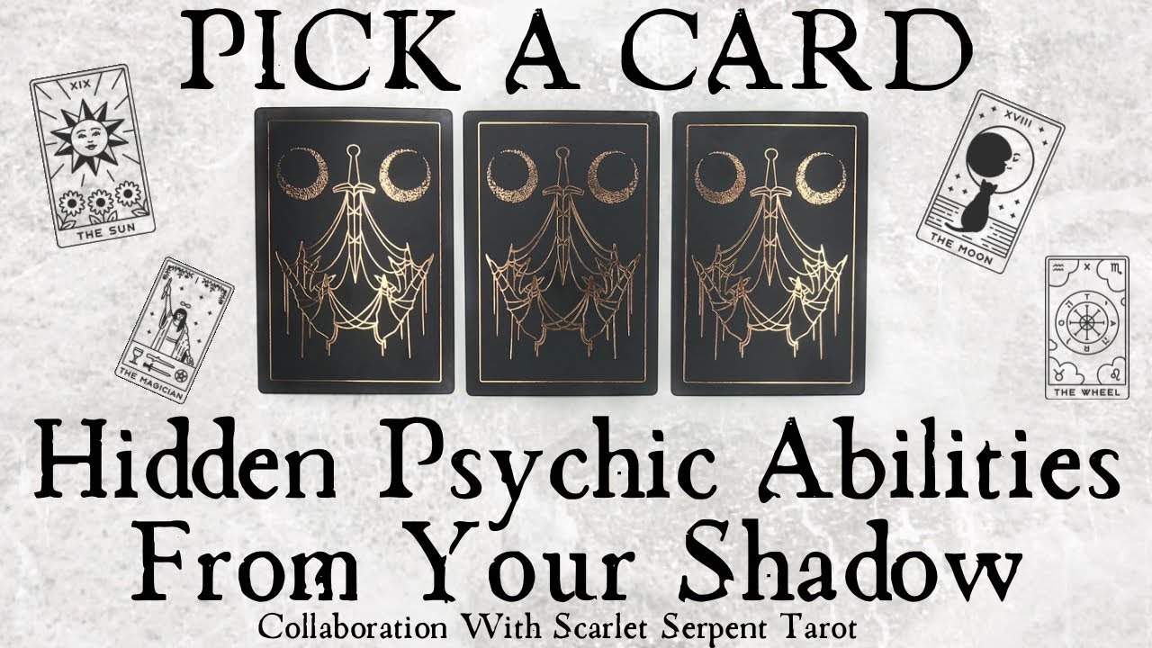 PICK A CARD 🔮 Hidden Psychic Abilities From Your Shadow 🌚 Collab’ With @Black.DragonTarot