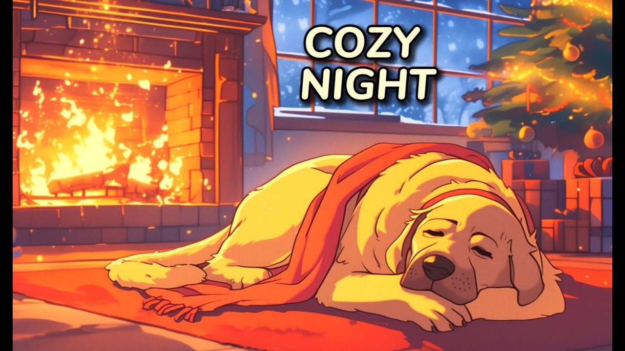 Cozy Christmas Night 🎄 Relaxing Lofi Beats & Winter Ambience (1 Hour)