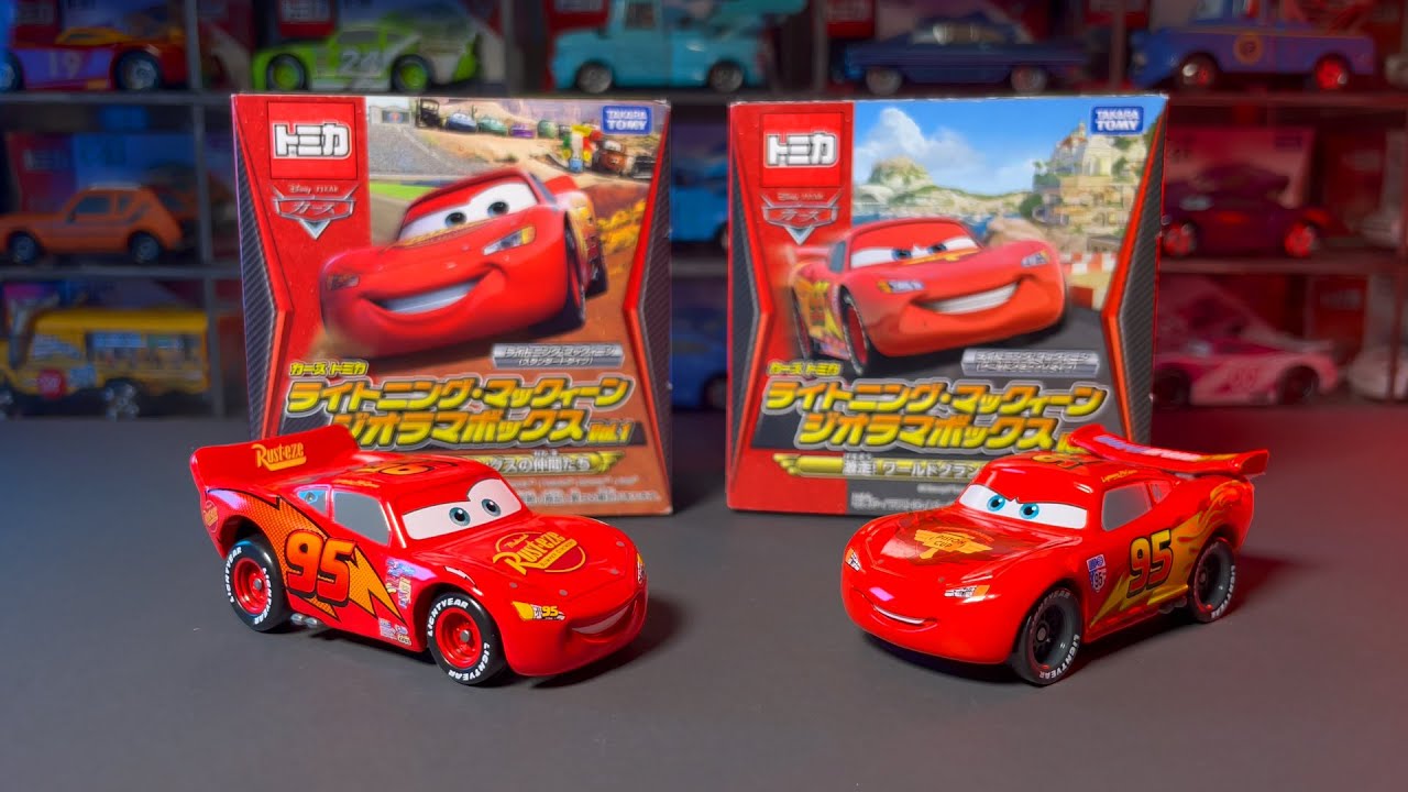 Tomica Lightning McQueen Diorama: Celebrating my 95th Video! [Unboxing | Disney Pixar Cars]