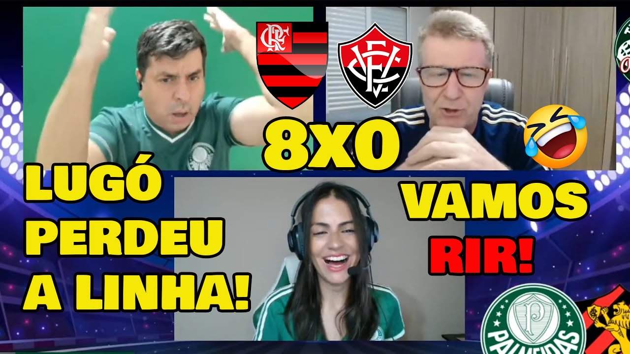 VAMOS RIR? REAÇÕES DA TURMA DO AMENDOIM - FLAMENGO 8x0 VITÓRIA - SEGUE O LÍDER!