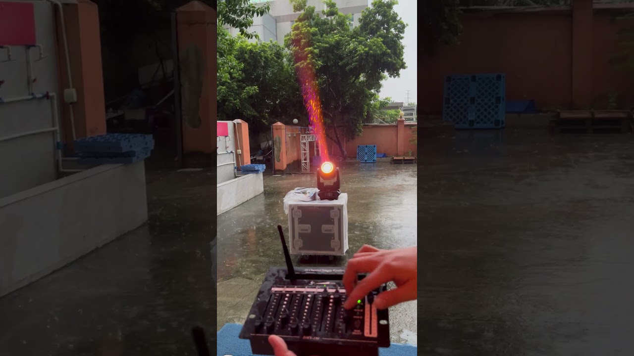 Light Up Rain or Shine – Dual Gobo 250W Moving Head Rental!