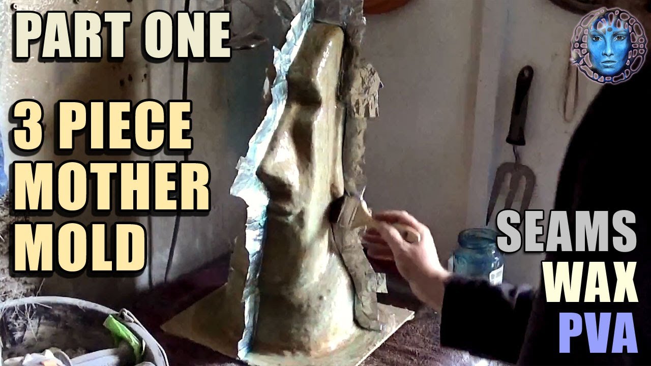 Part One | Make A Three Piece Fibreglass Mother Mold | Seaming, Wax & PVA.