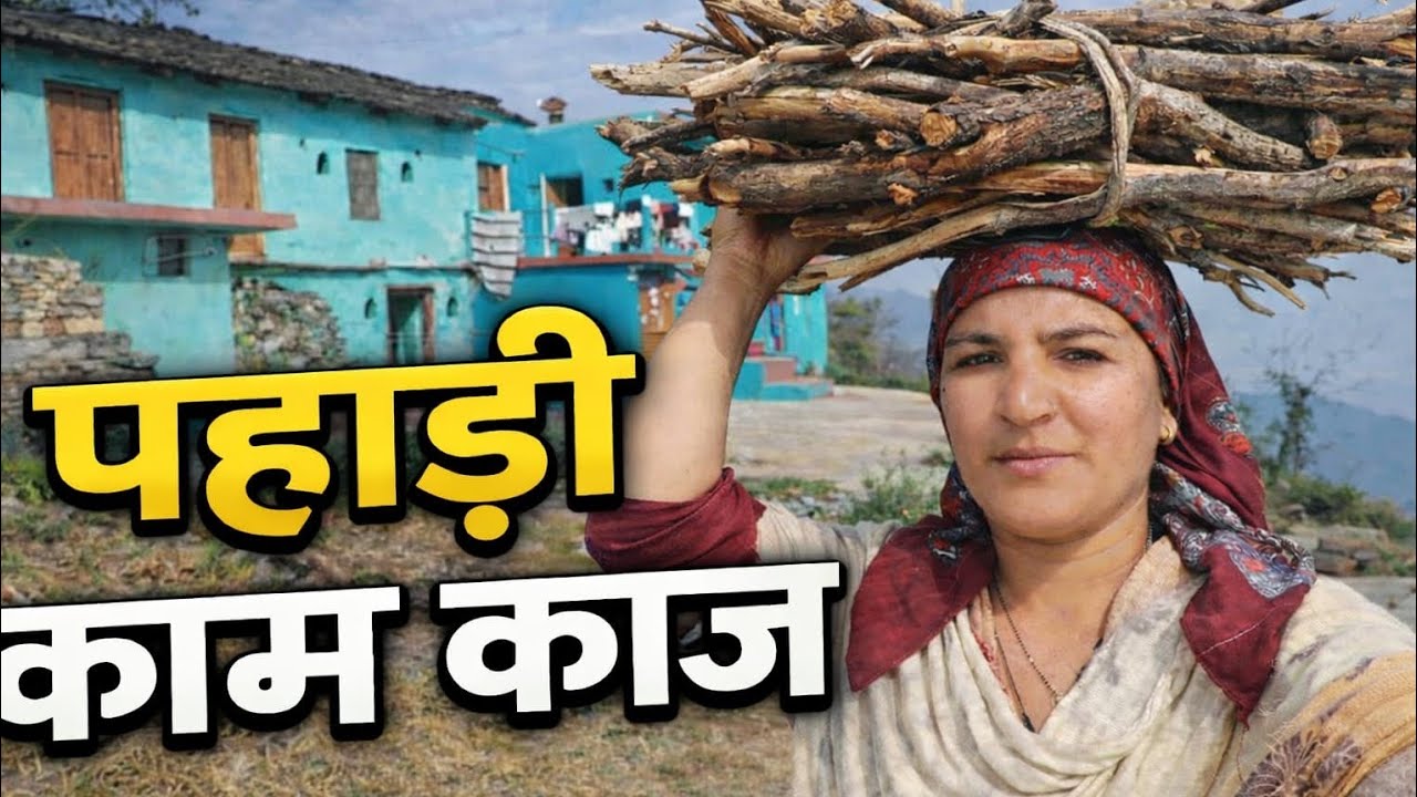 आज गयी थी लकडी के लिए || Pahadi Lifestyle Vlog @Muskansajwan-vlogs 