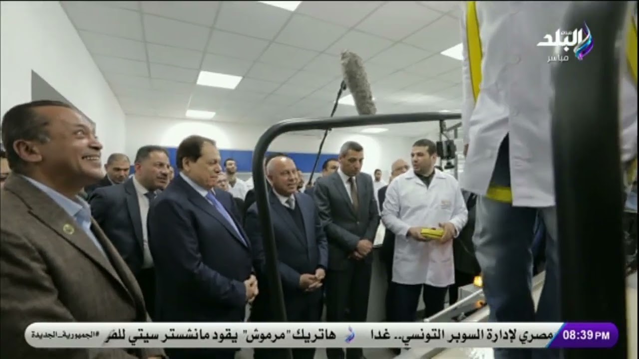 كامل الوزير يتفقد أحدث مصنع سيراميك لـ كليوباترا في العالم .. ينتج بلاطات بمقاسات عملاقة