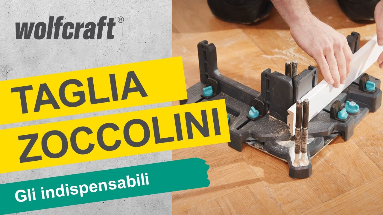 Come misurare e tagliare il battiscopa alto fino a 120 mm |wolfcraft