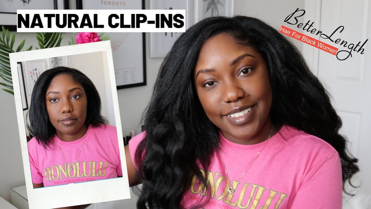 BETTER LENGTH KINKY COARSE CLIP-INS UNBOXING AND REVIEW | Natural Hair Clip Ins