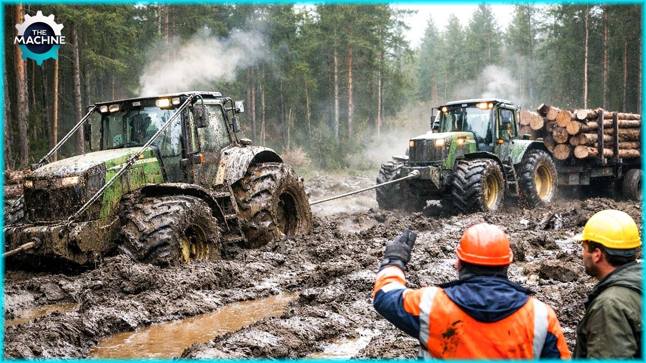Dangerous Transport Agricultural Machinery & Amazing Heavy Tractor | Heavy Machinery