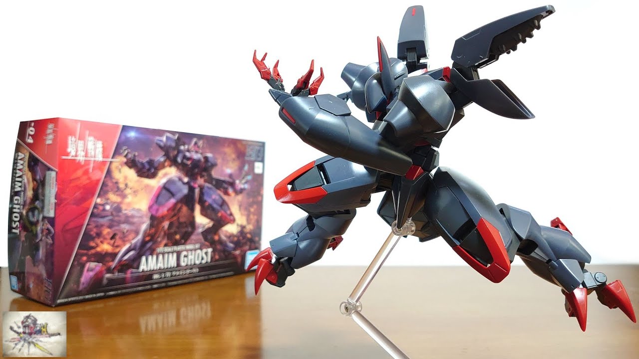 （左右非対称のデザインを再現！細かい色分け＆大ボリュームの本体！）HG 1/72 アメインゴースト　レビュー