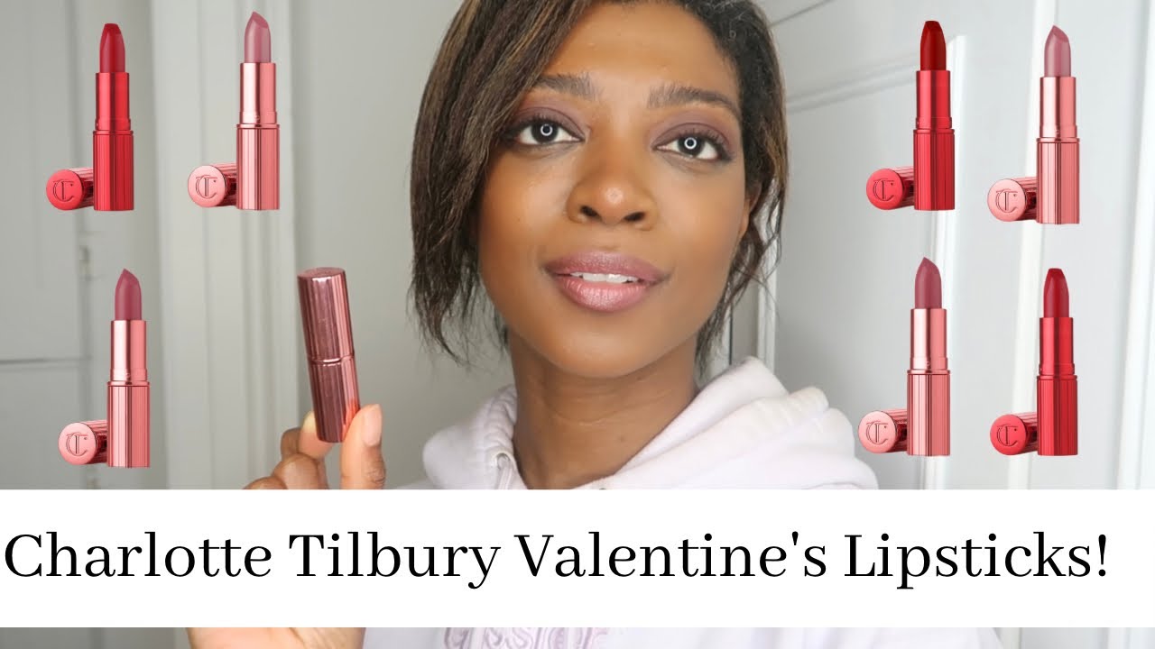 New! Charlotte Tilbury Valentine’s Lipsticks! Hollywood Beauty Icon Review