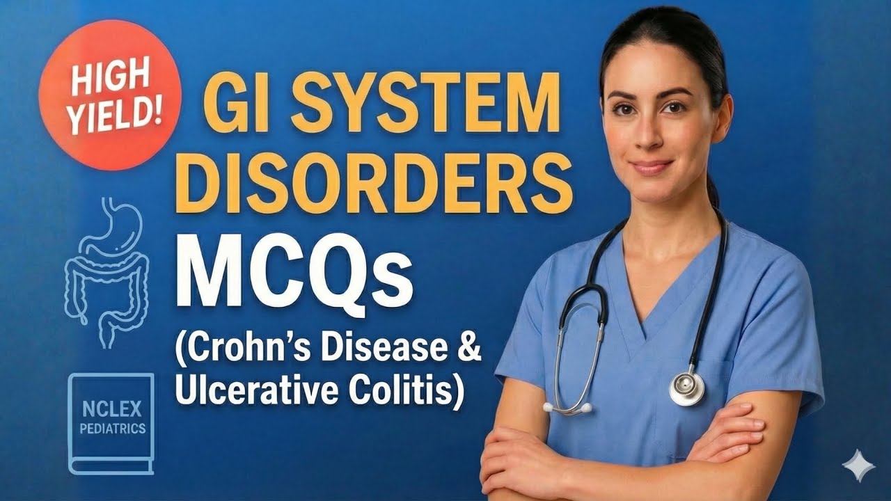 50 GI System Disorders MCQs | Crohn's, Ulcerative Colitis  #education #study #explore #fypシ゚viral