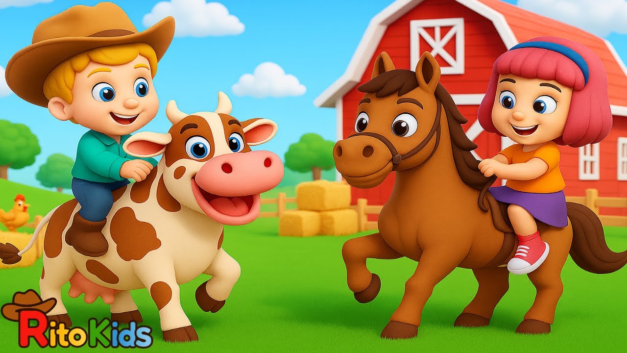 ¿Dónde está la vaca Lola? parte #2 ¡Aventuras en la granja! | Ritokids