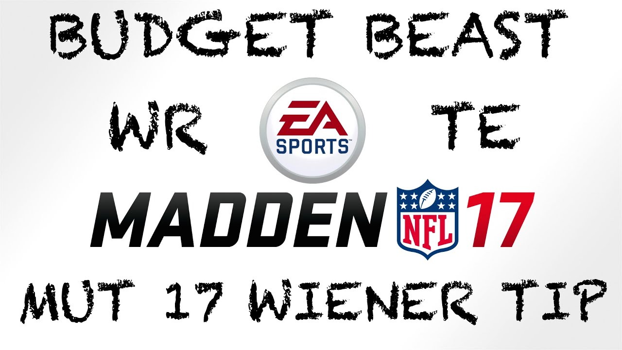 BUDGET BEASTS MUT 17  WR/TE