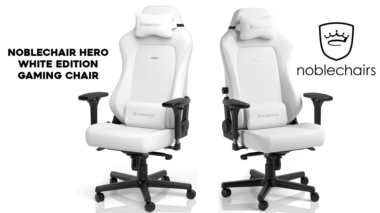 Noblechair Hero White Edition Gaming Chair unboxing and assembly