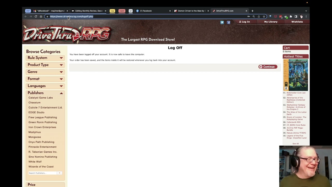 My Problem with DriveThruRPG