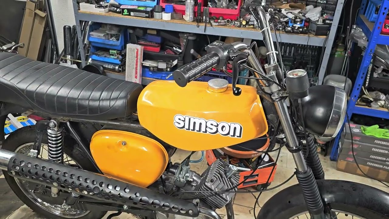 Simson S50 gelb - Restauration abgeschlossen!