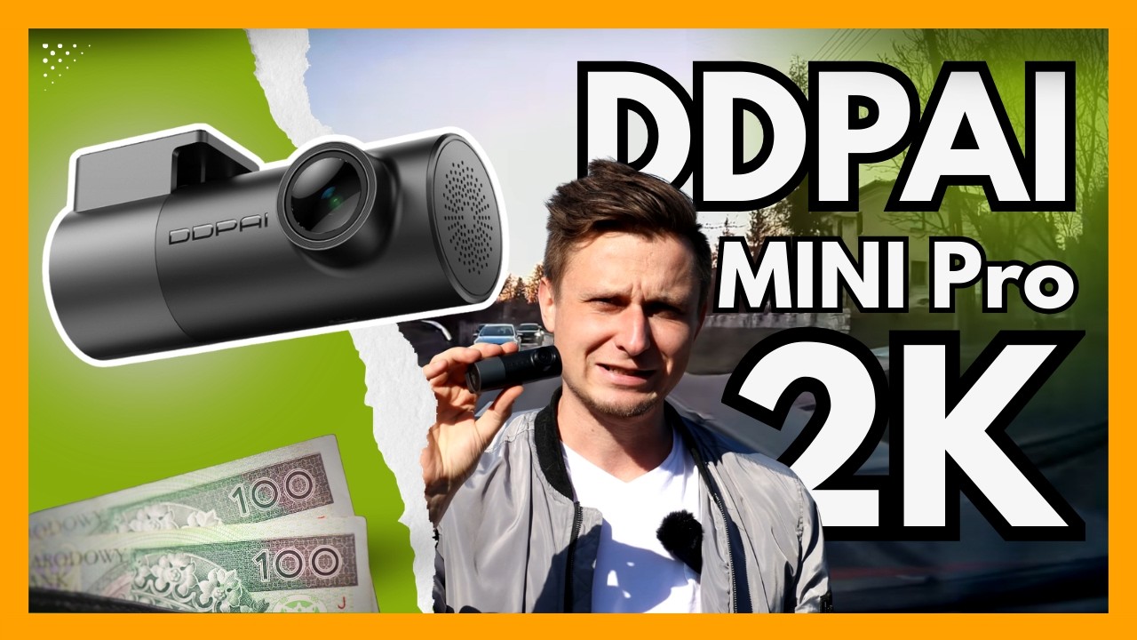 Kamera samochodowa DDPAI MINI PRO 2K 🚗  ZASKOCZENIE za mniej niż 200 zł