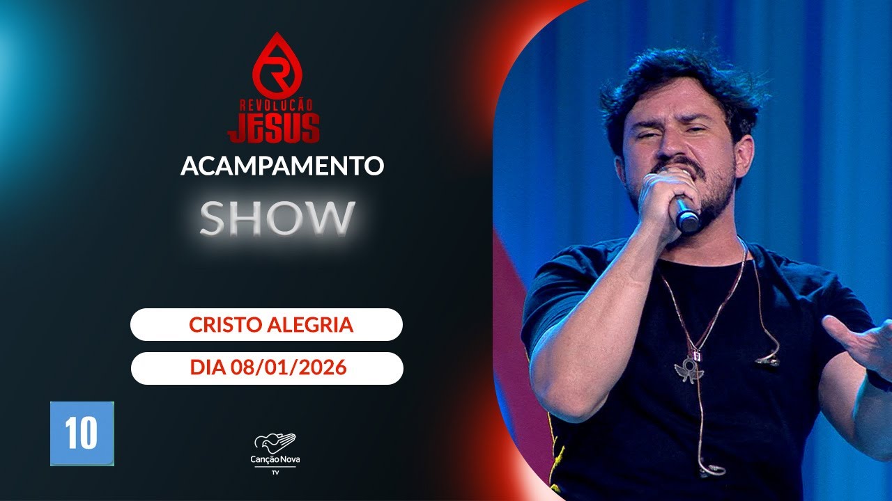 Show com Cristo Alegria no Acampamento Revolução Jesus - 08/01/2026