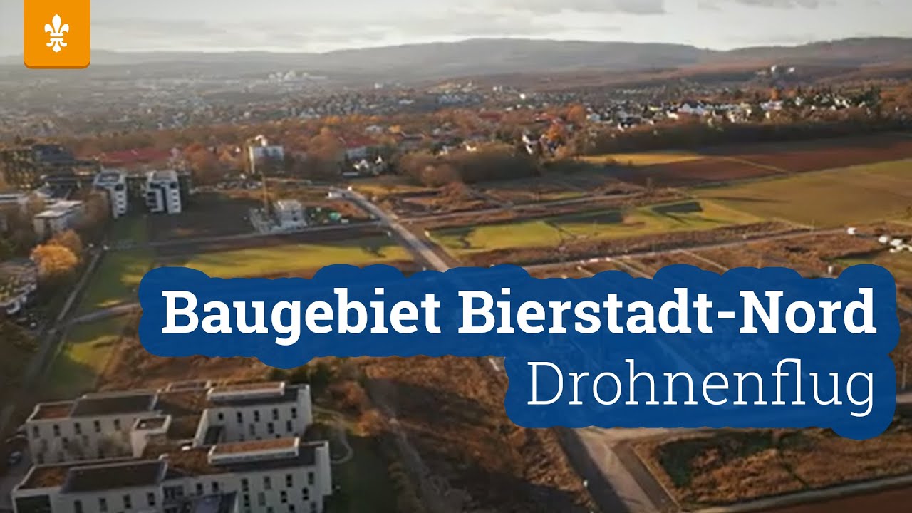 🎥 Wohngebiet Bierstadt-Nord - Drohnenrundflug / Landeshauptstadt Wiesbaden