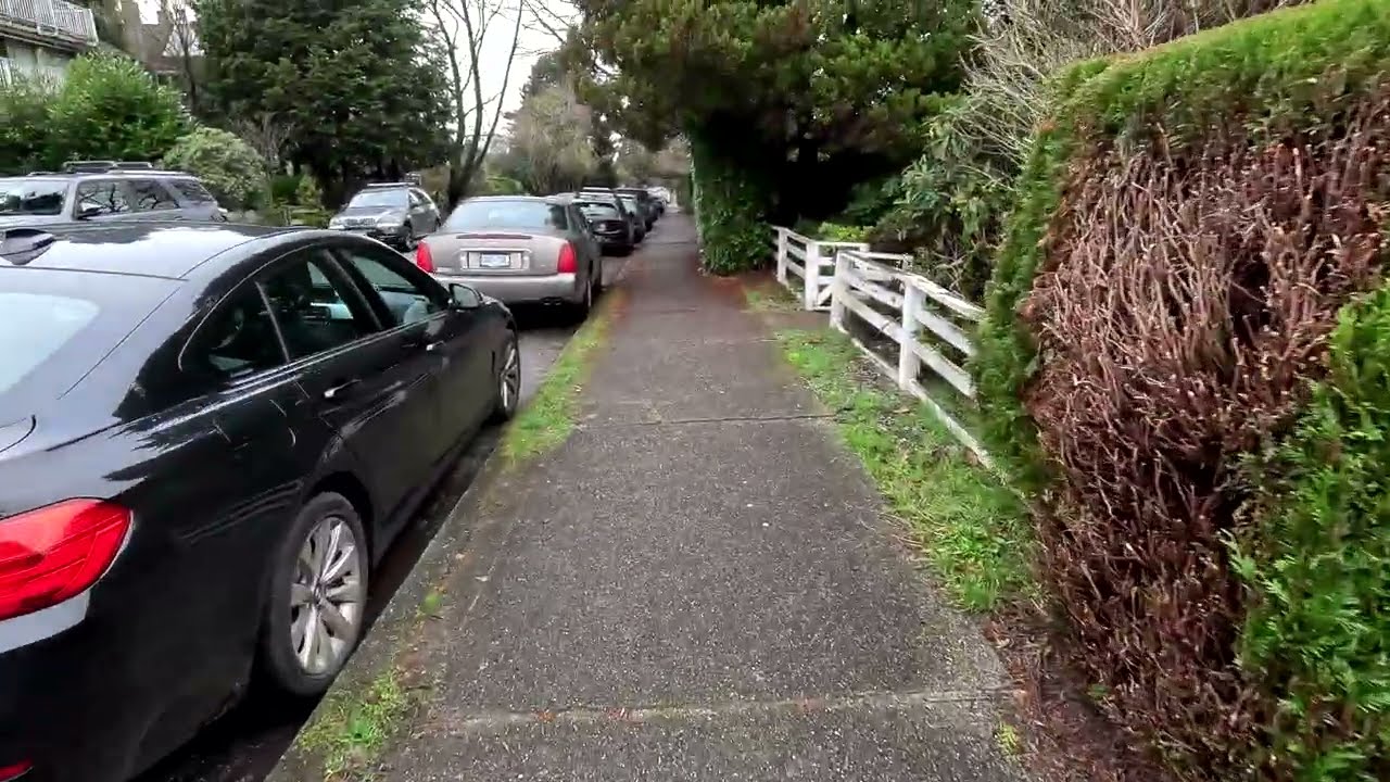 VANCOUVER BC CANADA - WALKING IN KITSILANO AREA - PEACEFUL NEIGHBOURHOOD part 7 - EASY BEETHOVEN BGM