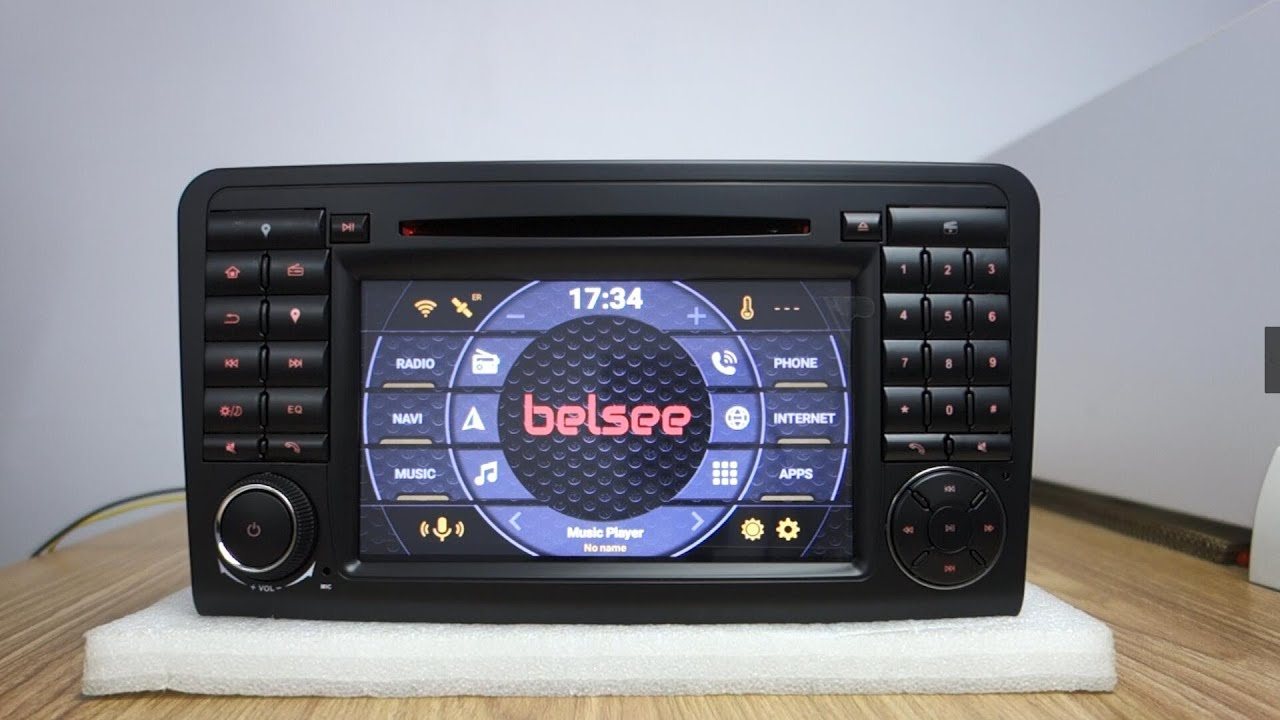 Belsee Android 9.0 Auto Radio Head Unit Mercedes-Benz W164 ML300/ML350/ML450 GL320/GL350/GL450 X164
