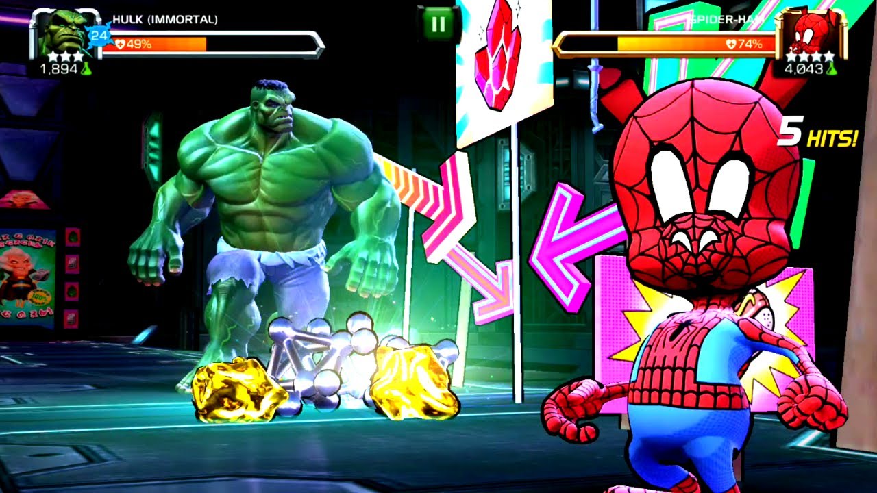 Hulk (Immortal) vs Spider-Ham!
