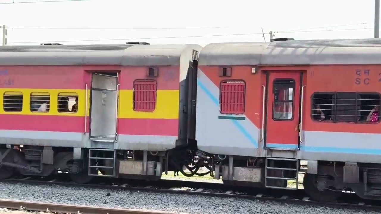 Train journey | crossing | brahmputra Mail delhi junction to patna junction