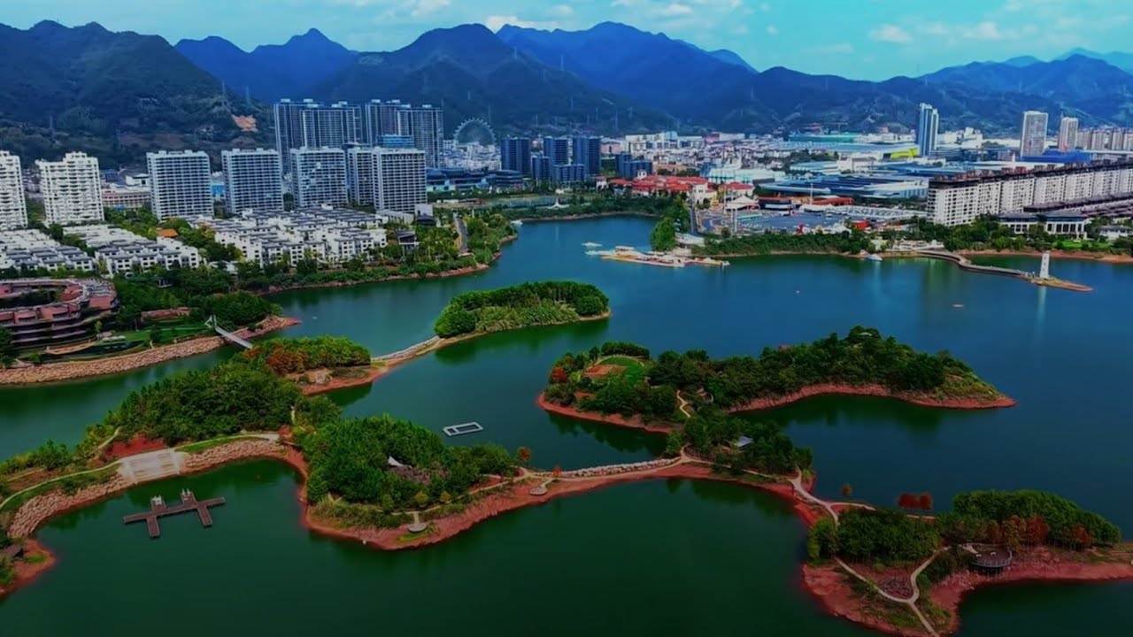 Beautiful view Yueqing city, Zhejiang, China 