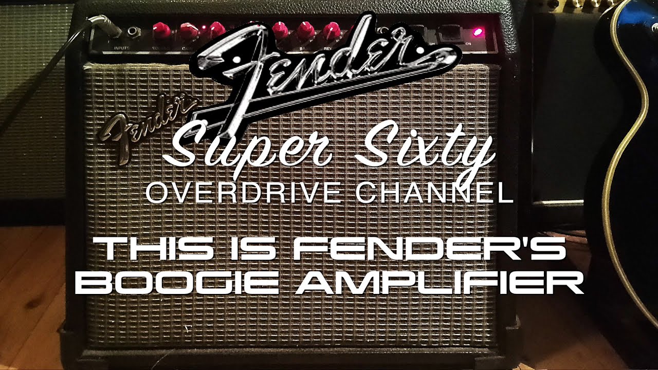 IS THE RED KNOB SUPER 60 FENDER'S BOOGIE AMP, IT IS, LONG SMOOTH SUSTAIN AND A THAT FAT TONE YES