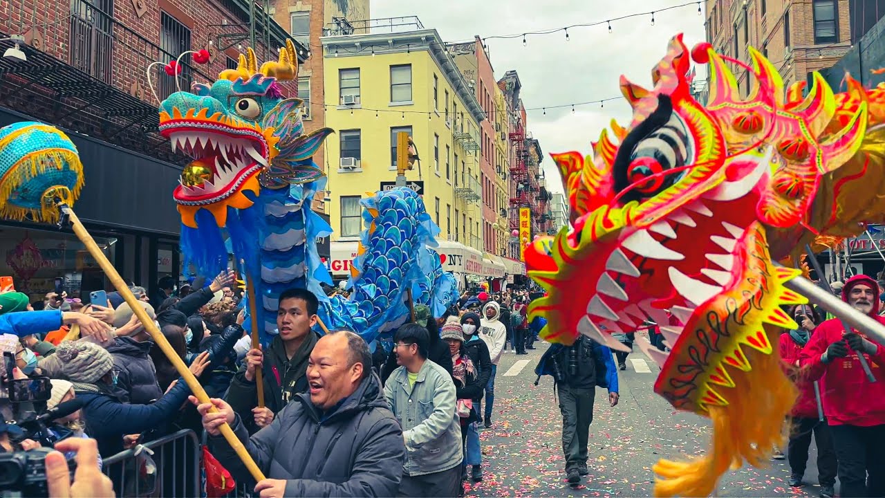 New York City's Chinese New Year Parade 2023 in Chinatown Year of the Rabbit