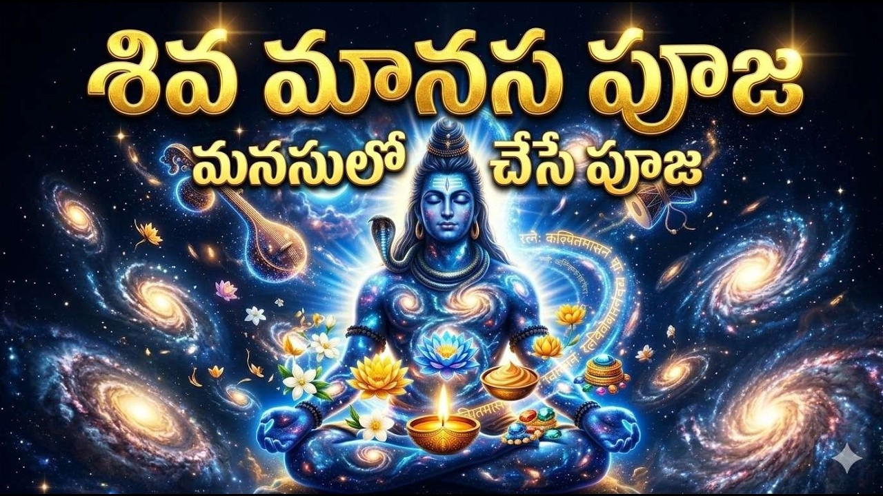 శివ మానస పూజ: మనసులోనే శివుడిని ఎలా పూజించాలి? | Shiva Manasa Puja with Meaning
