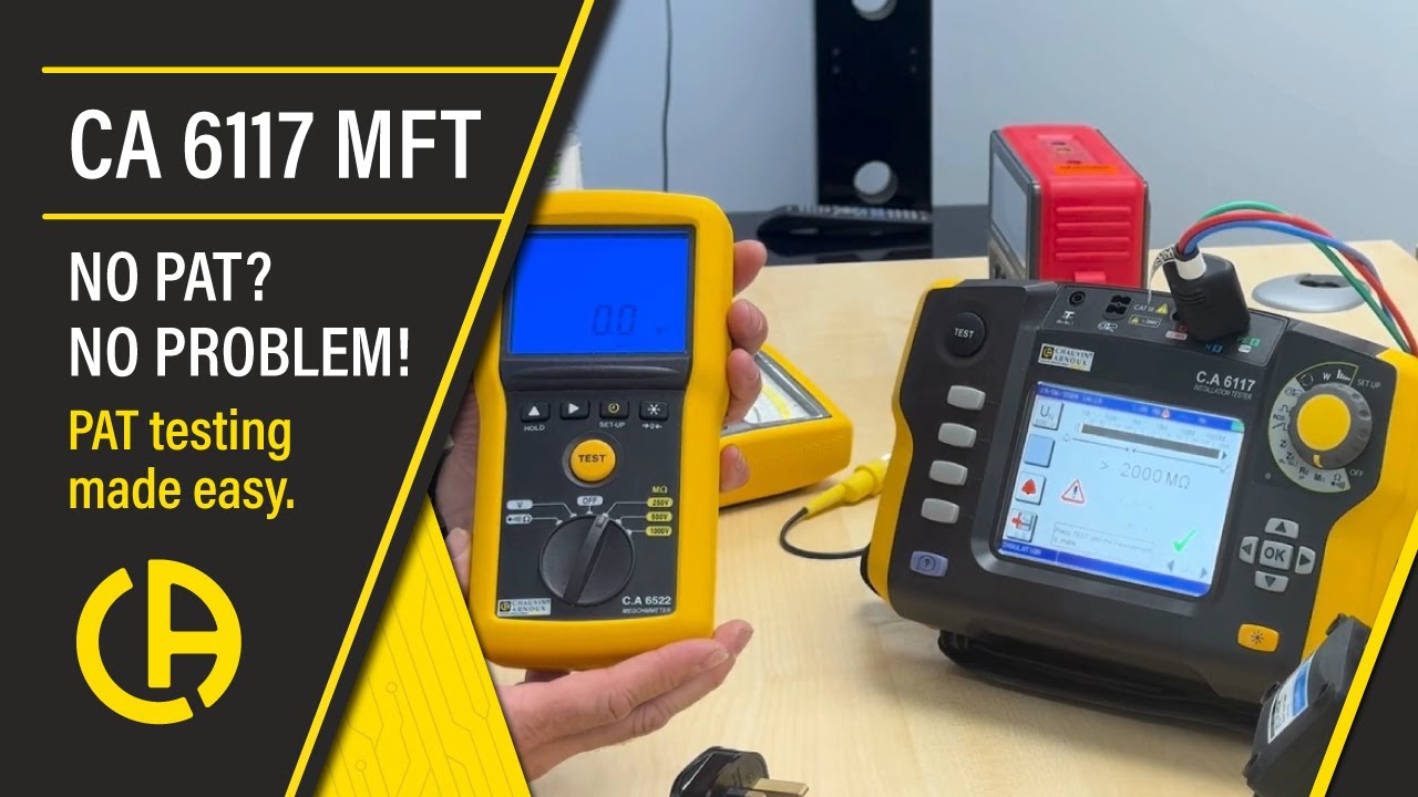 CA6117 MFT as an ideal PAT Testing alternative @dsesuk