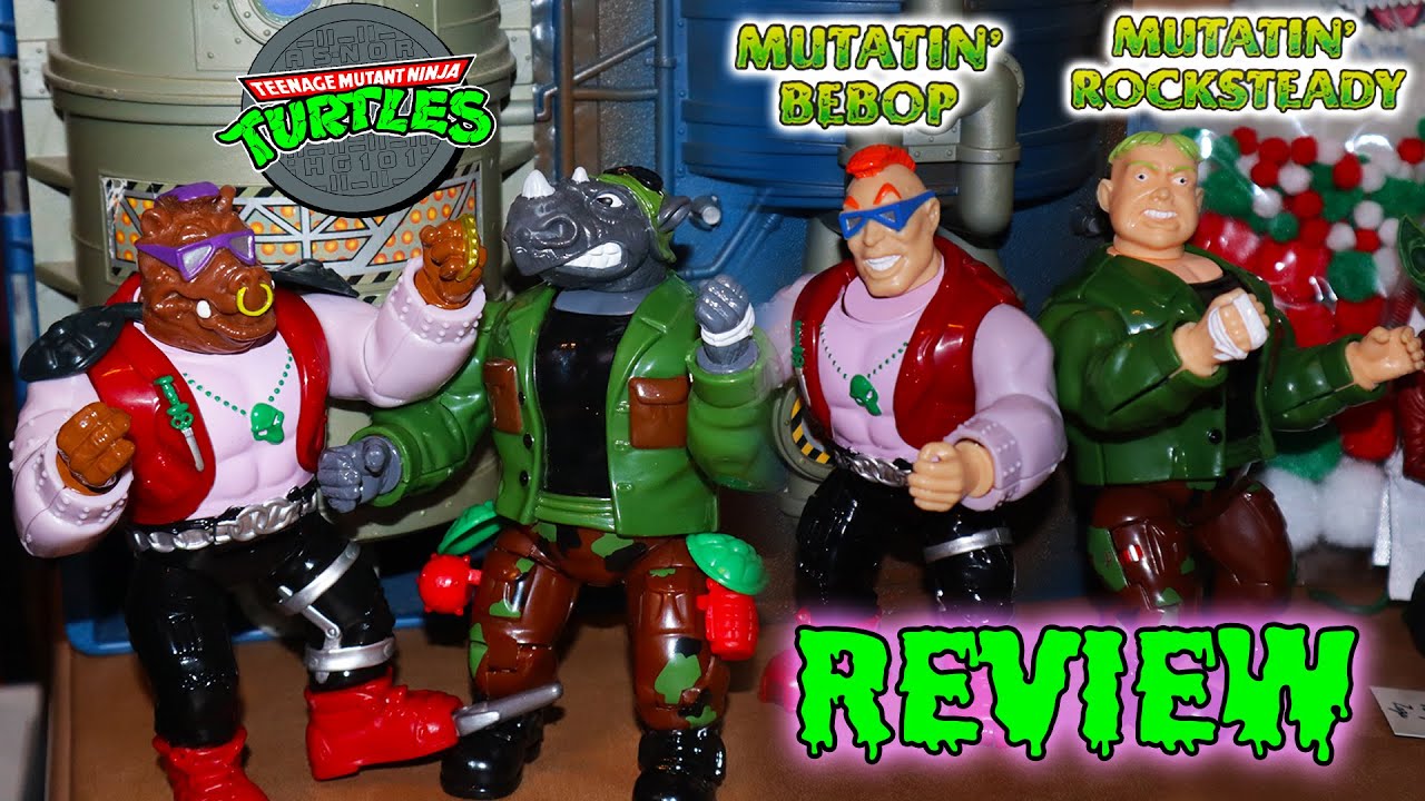 NEW TMNT Mutations: Mutatin' Bebop & Rocksteady 2023 Re-Issue Figures Review